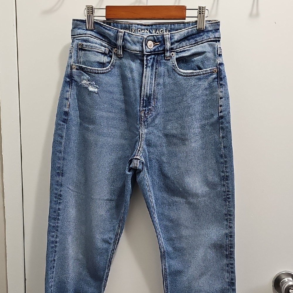 American Eagle Outfitters High Rise Light Blue Jeans